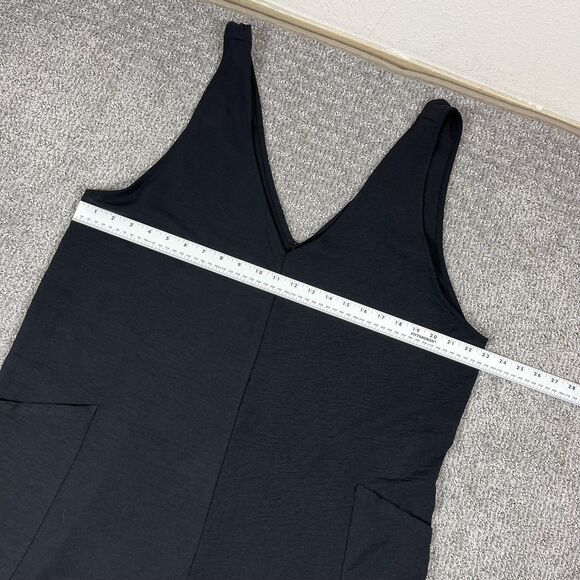 Torrid Jumpsuit Womens 1X Plus Black Sleeveless Wide Leg Cropped Pockets Boho - Picture 4 of 10
